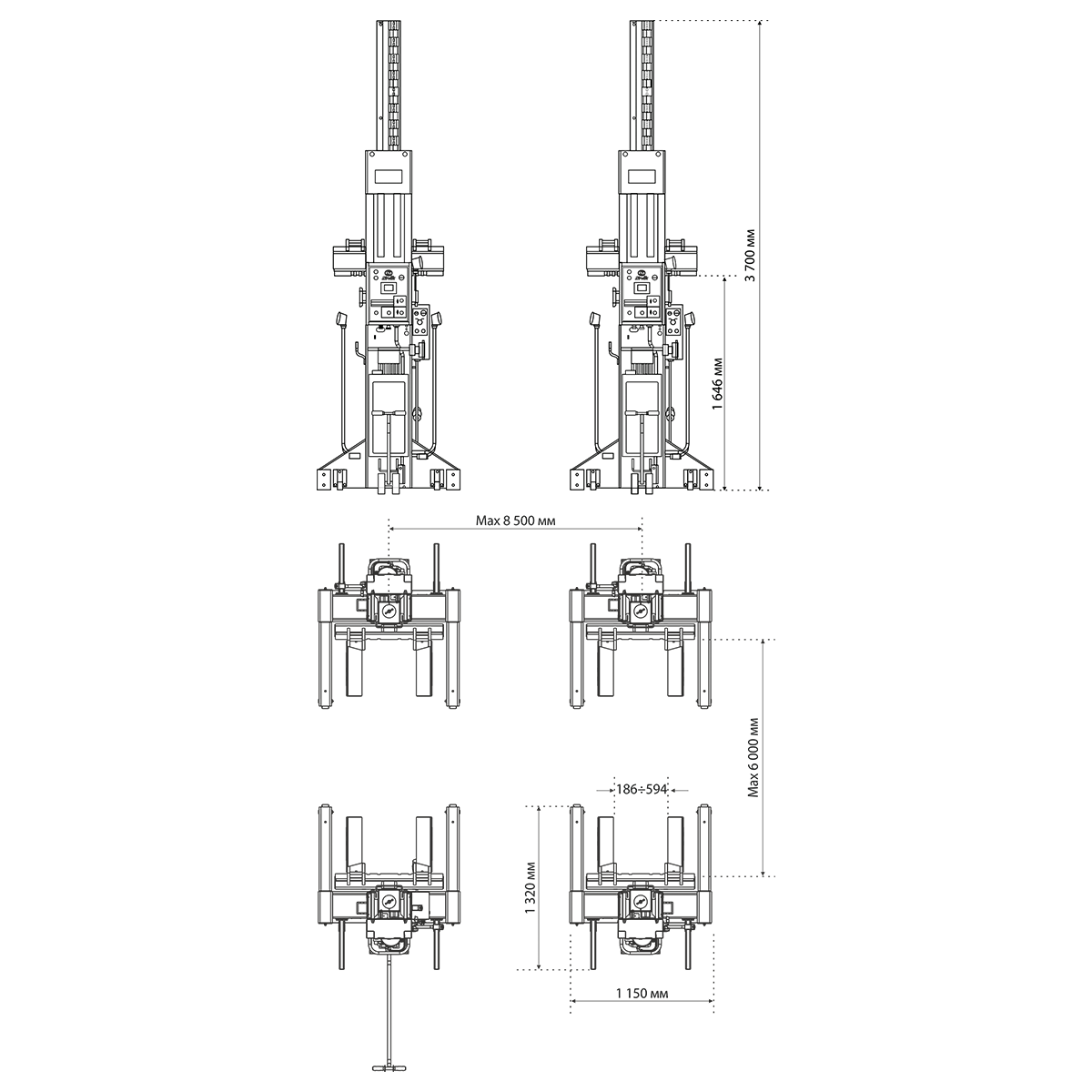 картинка Электрогидравлический подкатной подъёмник ПГП-45000 Sivik